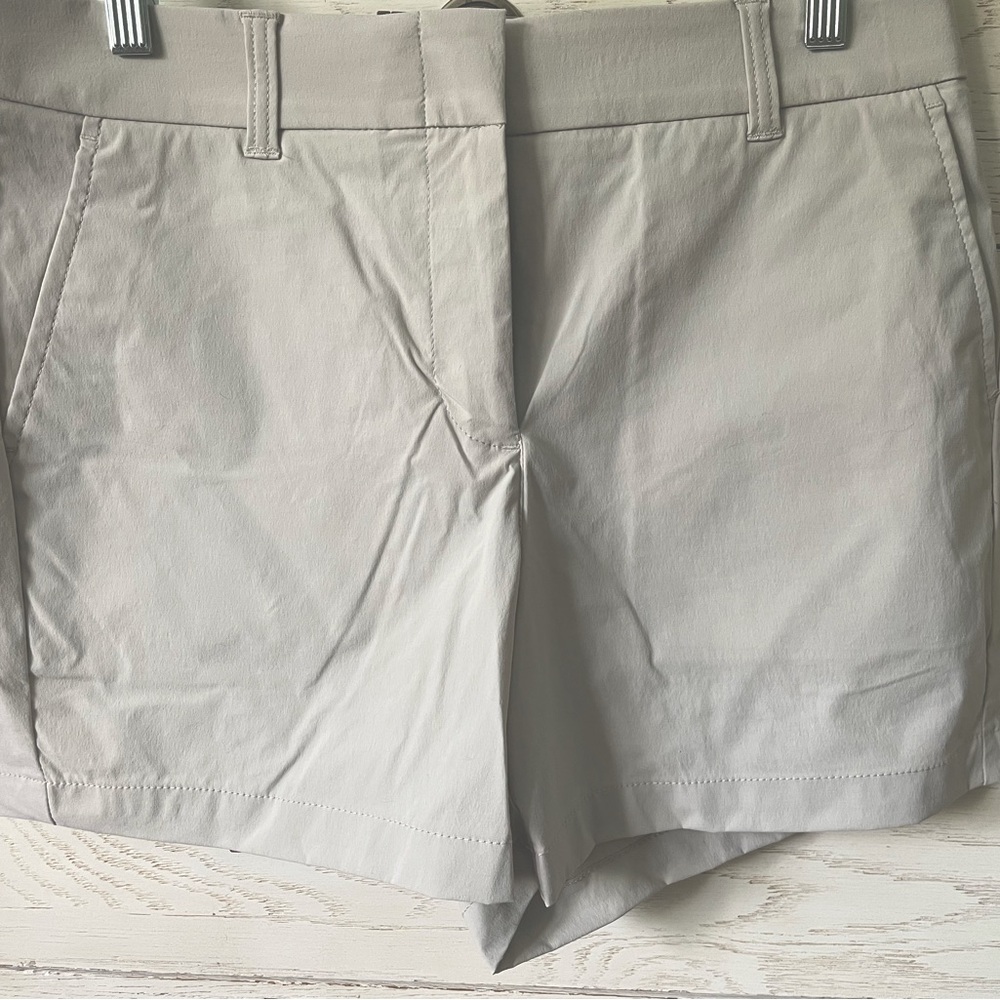 JCrew stretch shorts, light khaki